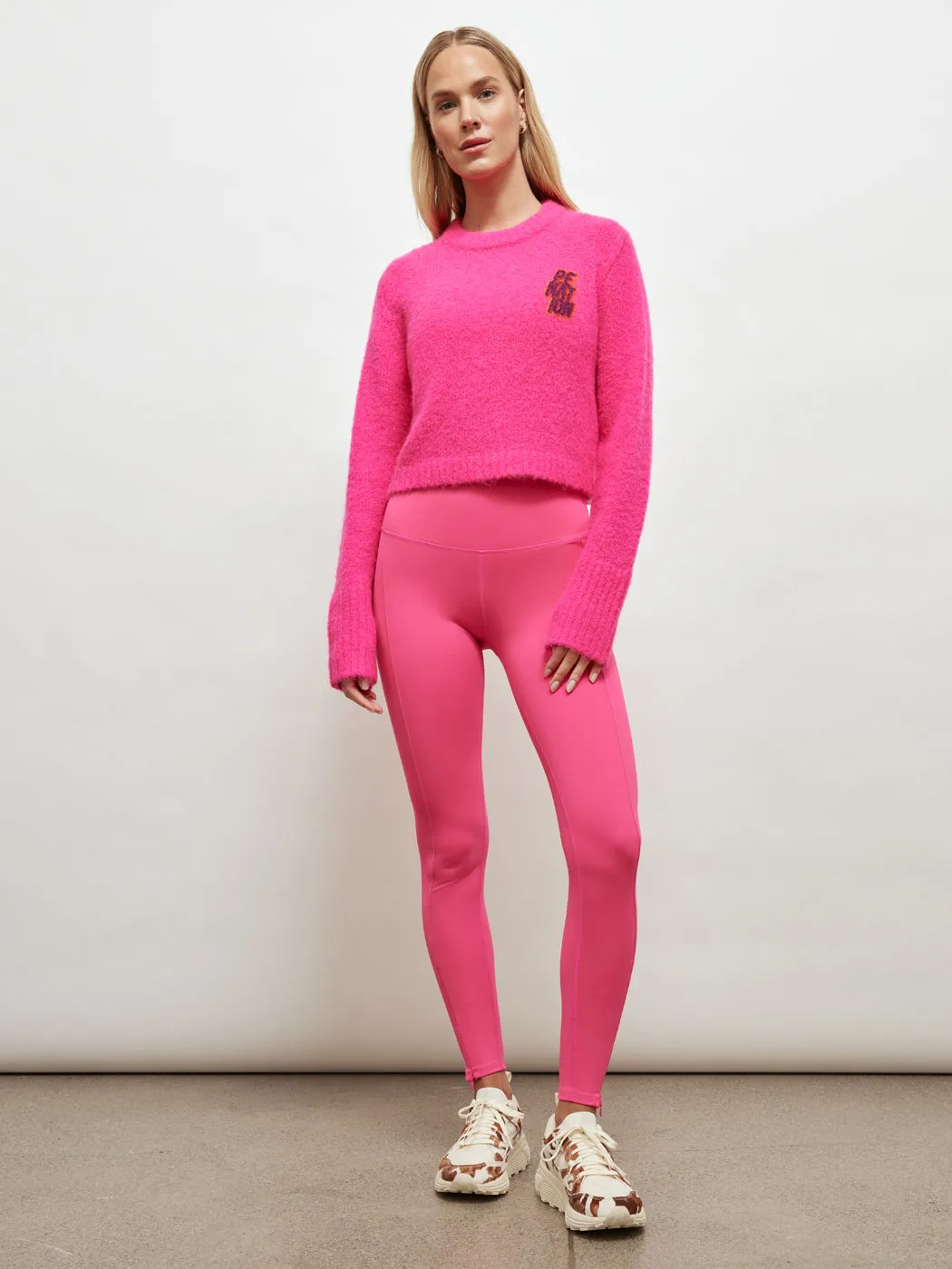 Dondi Knit Sweat - Knockout Pink