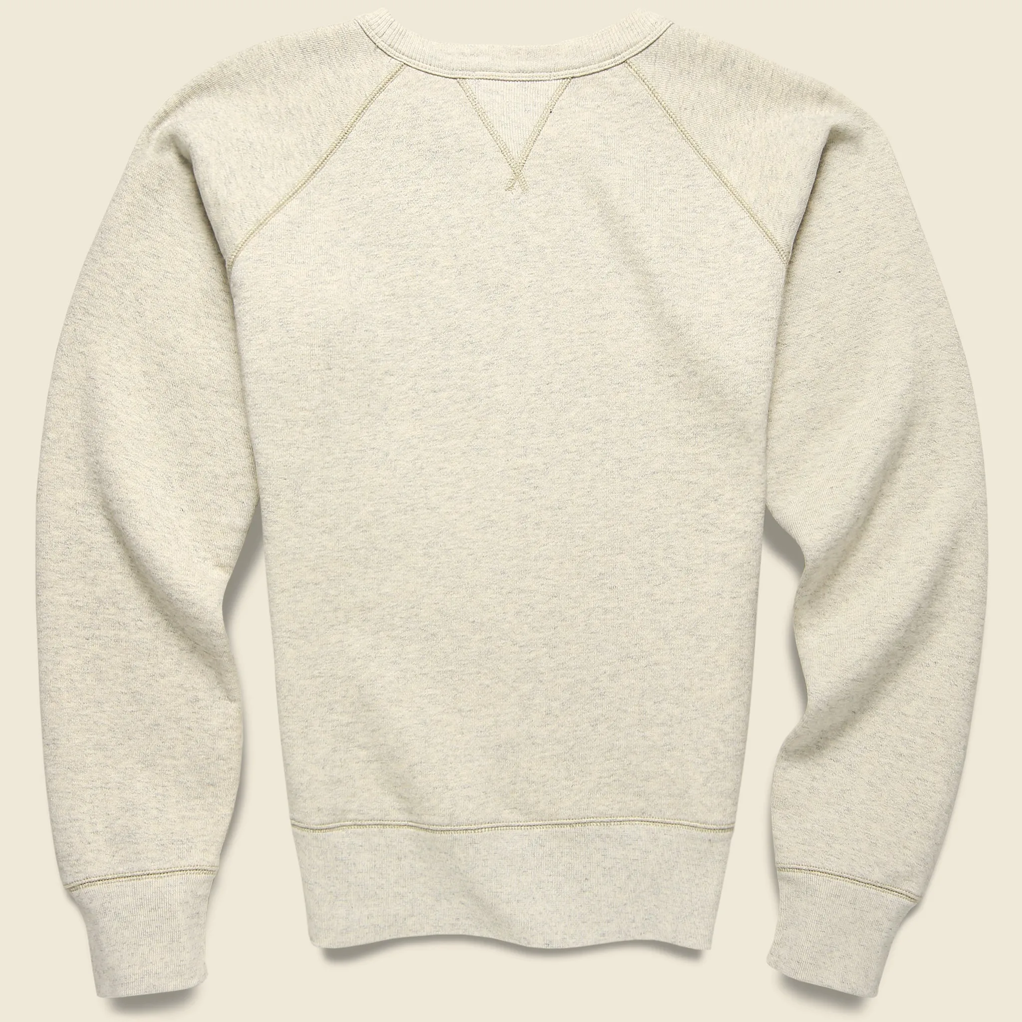 Double V Logo Graphic Sweatshirt - Oatmeal Heather