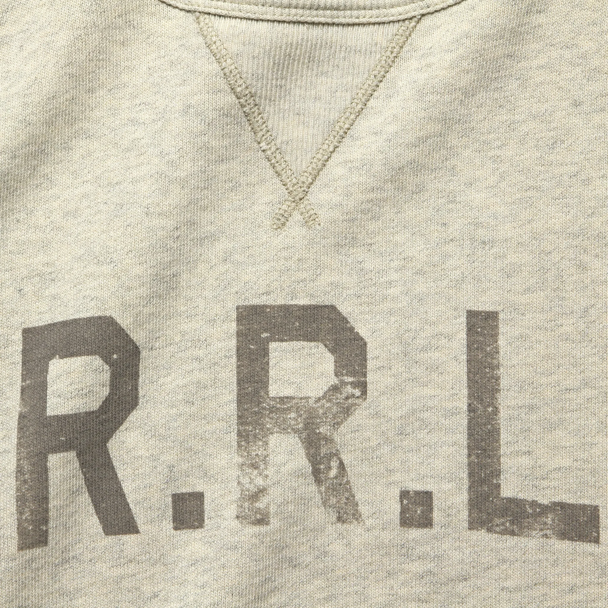 Double V Logo Graphic Sweatshirt - Oatmeal Heather