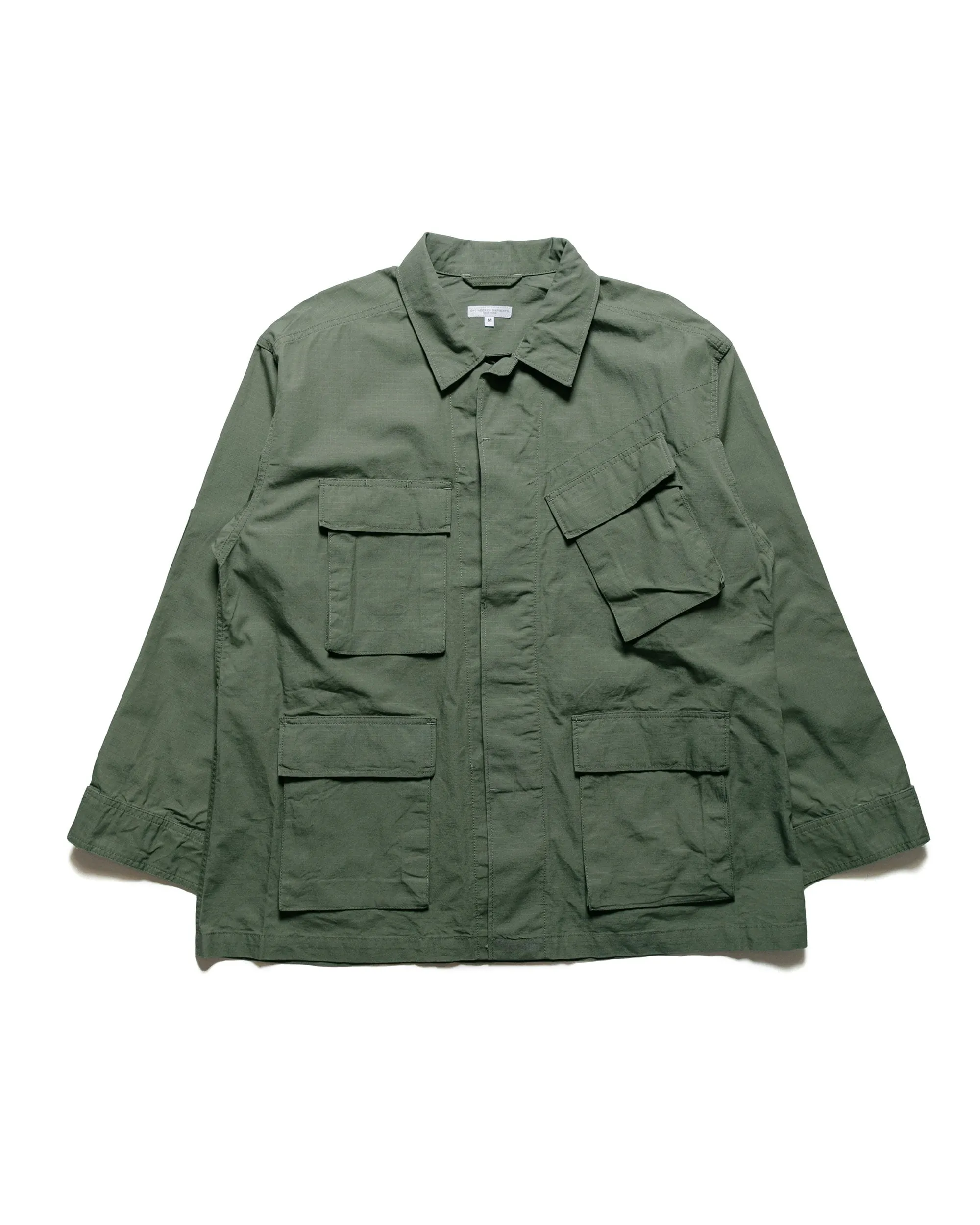 Engineered Garments BDU Jacket Olive Cotton Ripstop