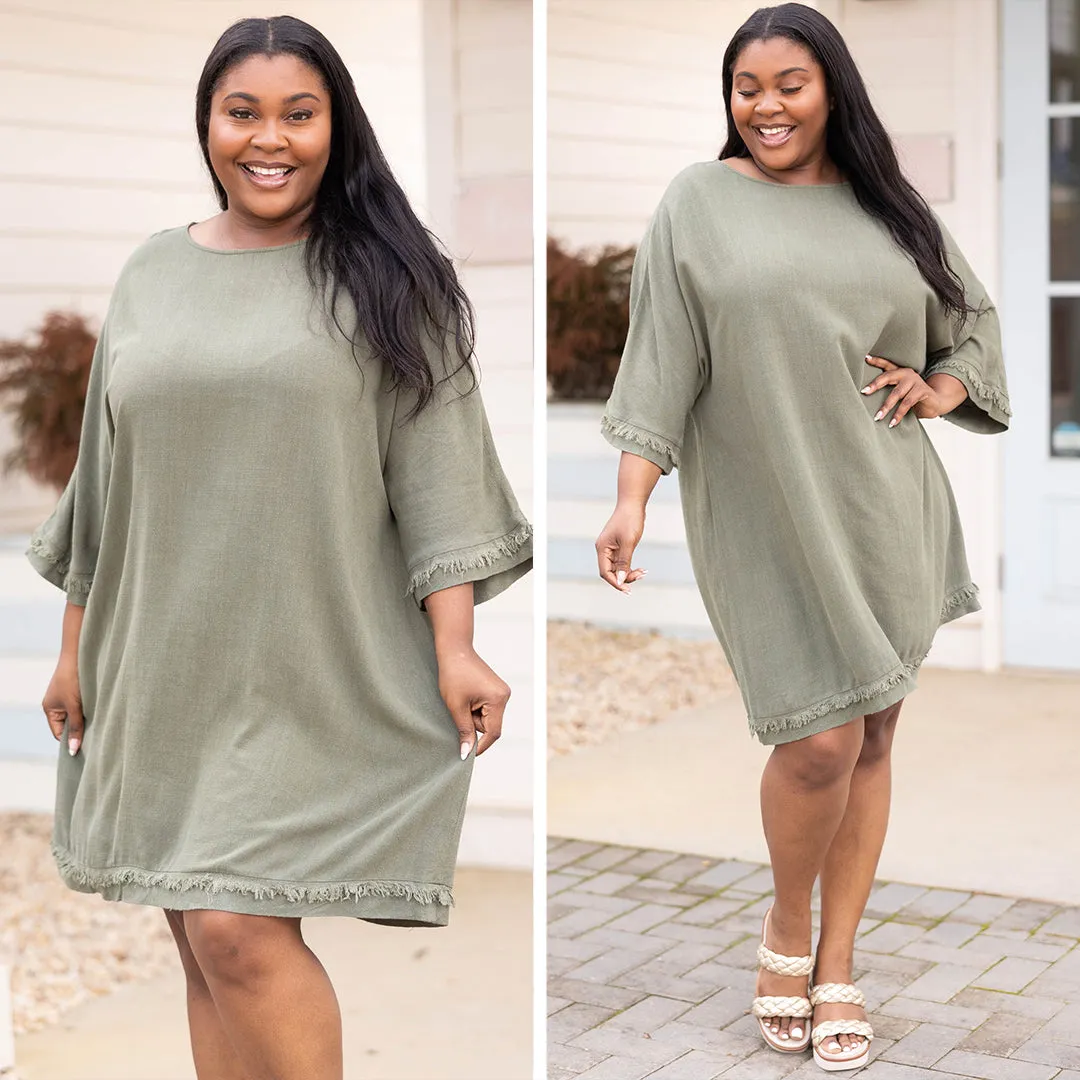 Everyday Magic Dress, Olive