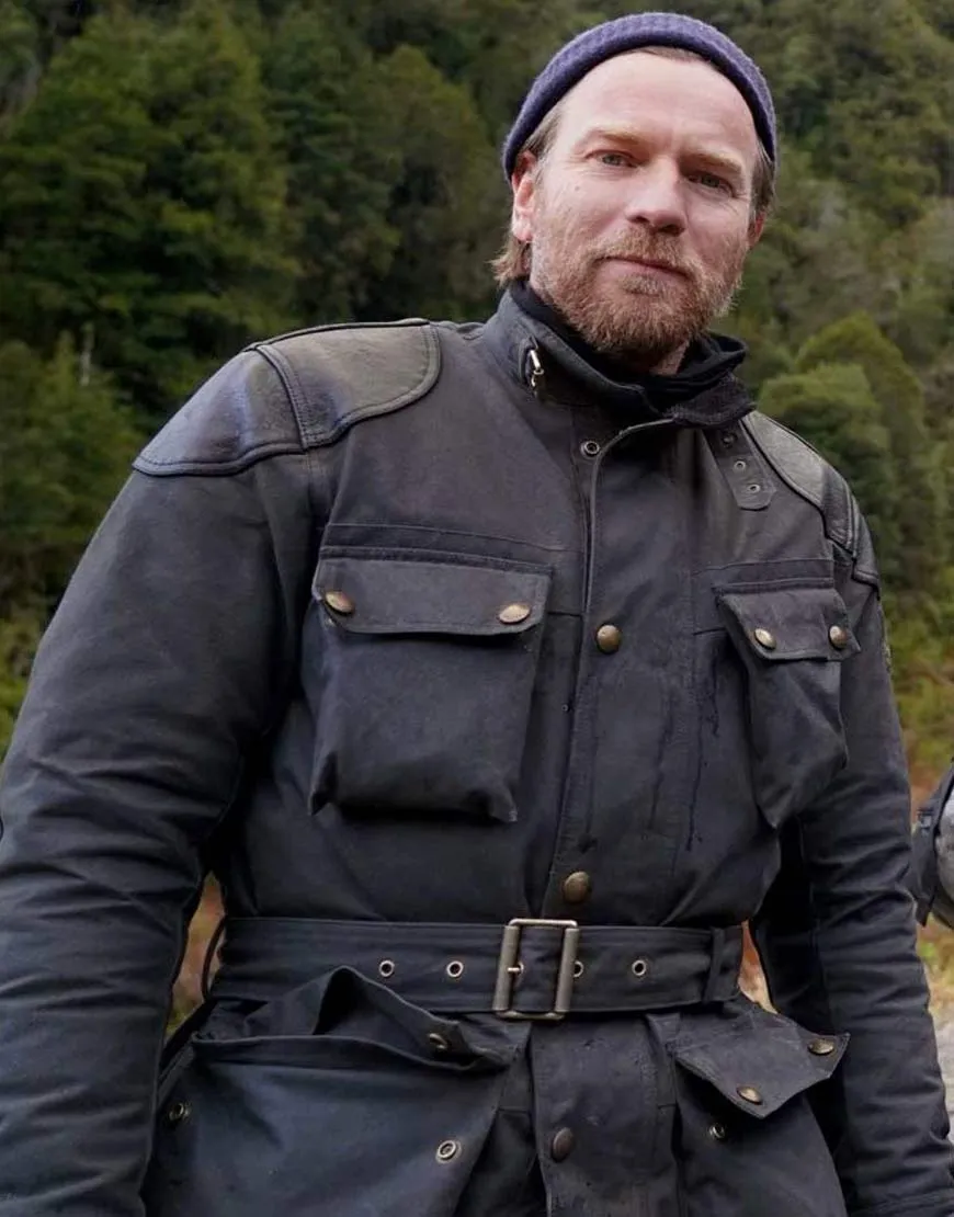 Ewan McGregor Long Way Up Jacket | Leather Jacket--40%OFF