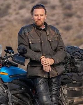 Ewan McGregor Long Way Up Jacket | Leather Jacket--40%OFF