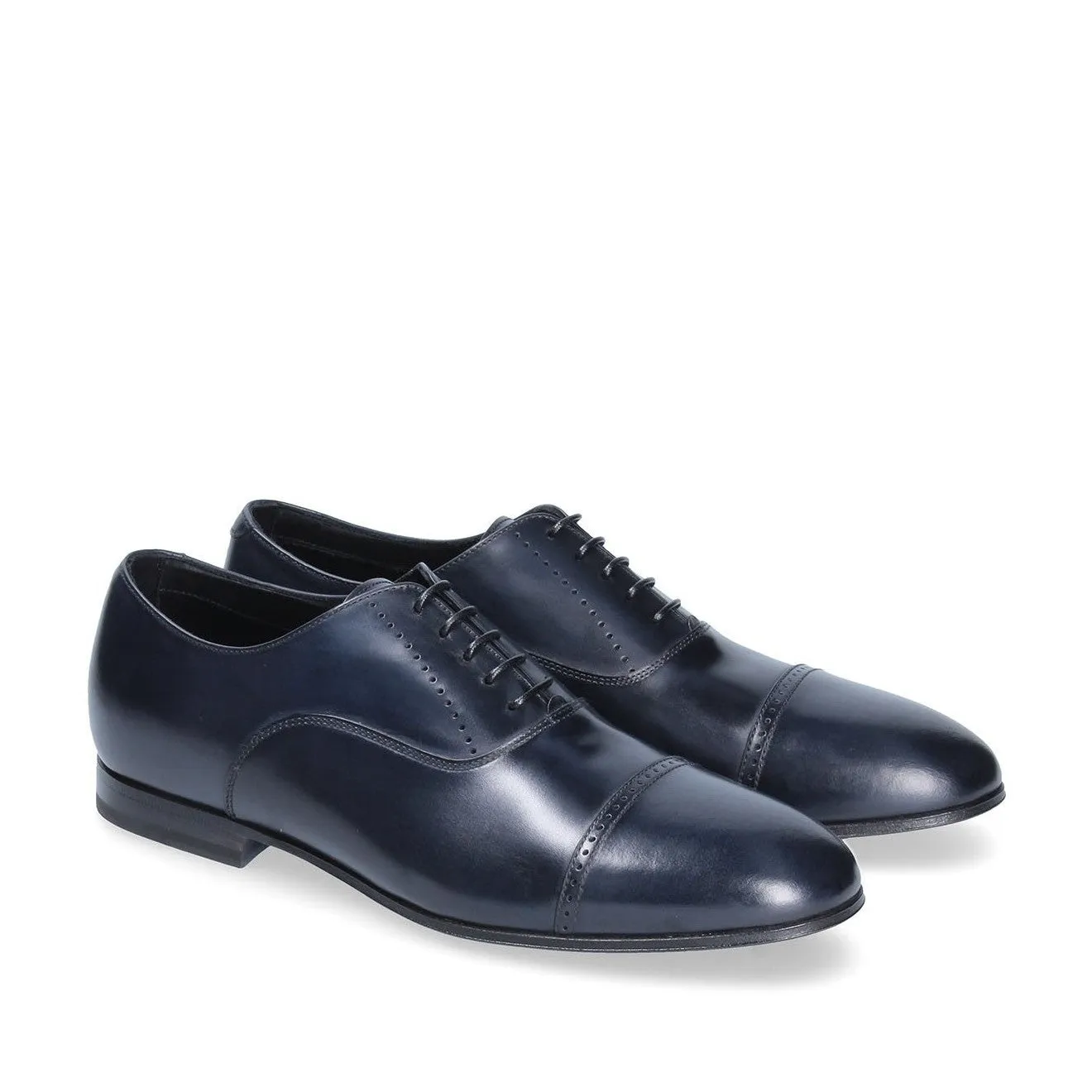 Franceschetti Perfect Men's Shoes Calf-Skin Leather Cap-Toe Oxfords (FCCT1052)