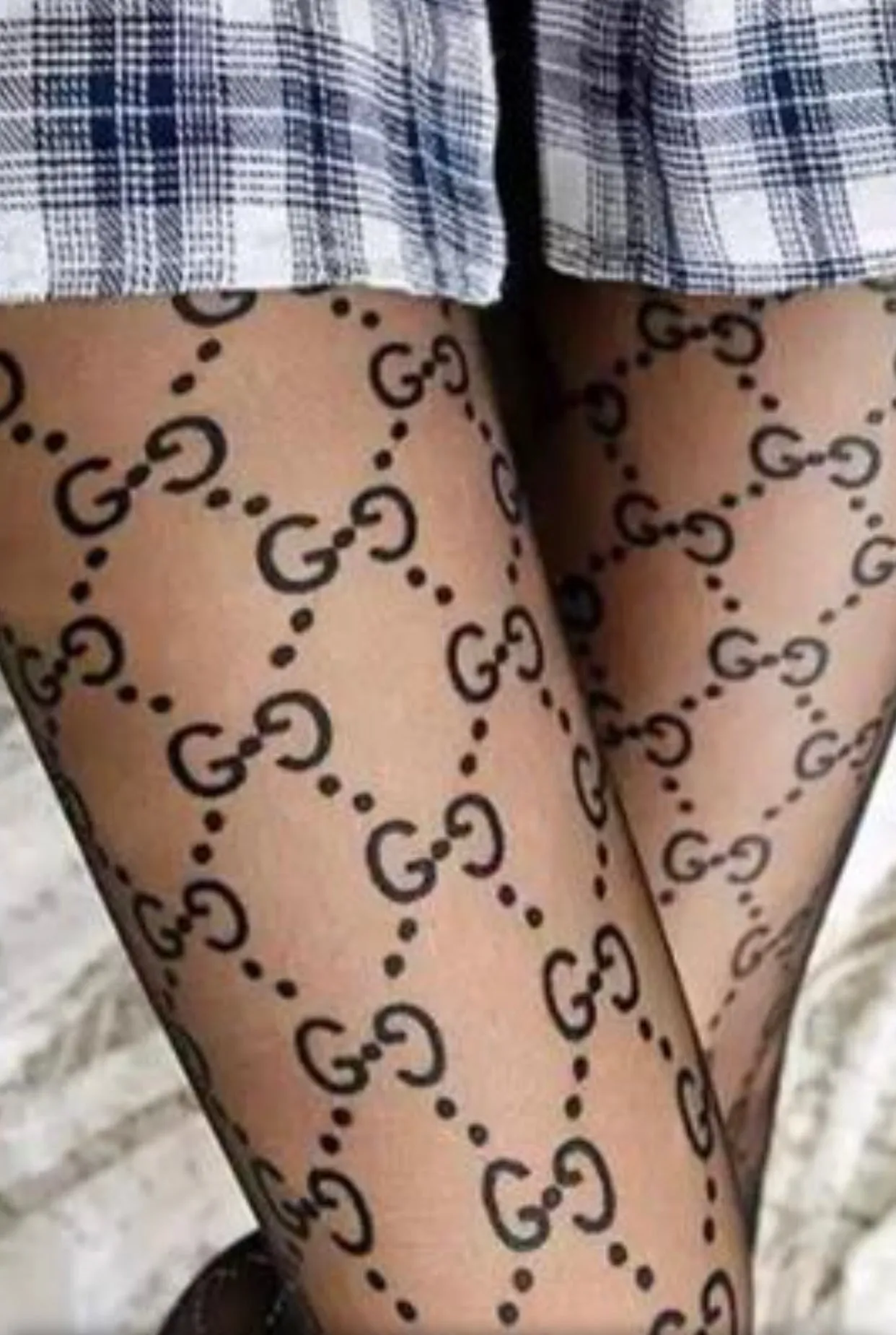 GG Pattern Tights