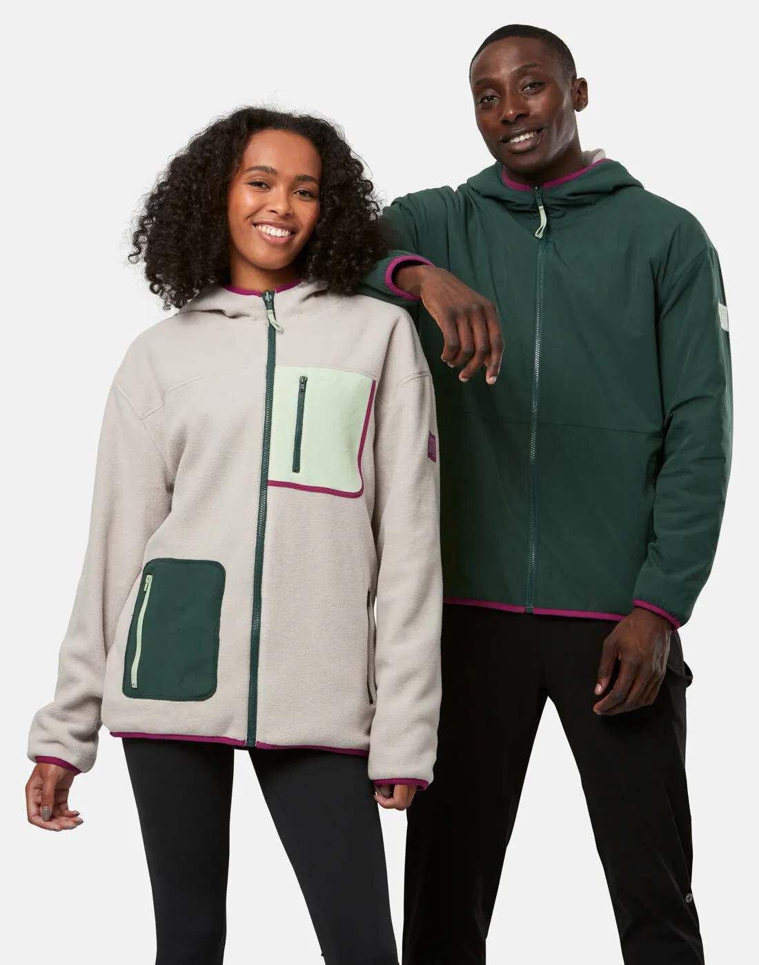 Gym+Coffee Unisex Reversible Polar Jacket