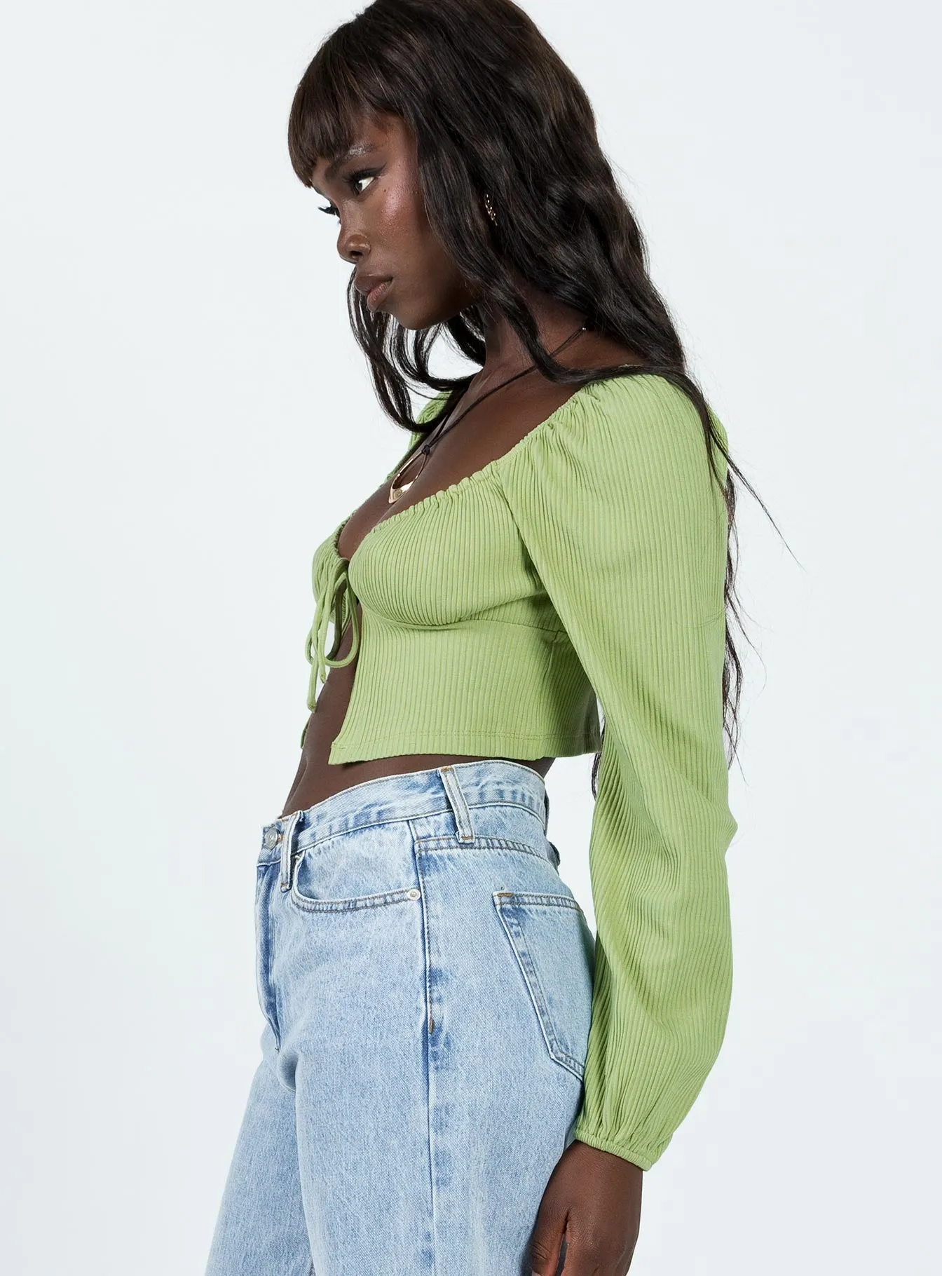 Hart Long Sleeve Top Green