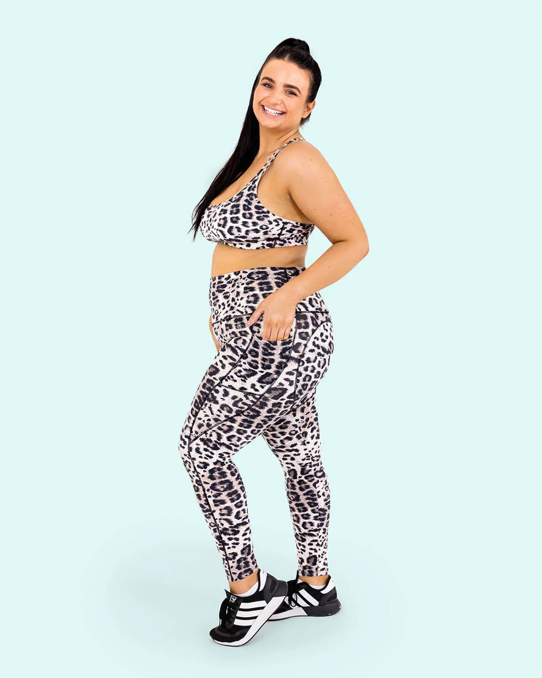 HERO Super Hold Leggings Leopard Print