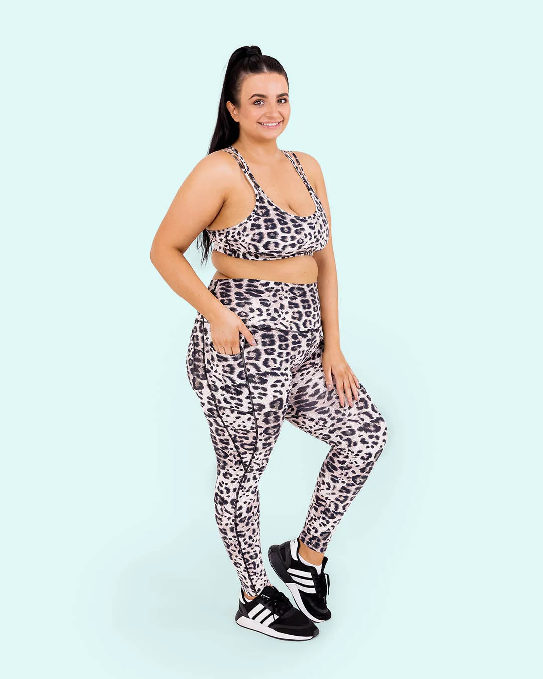 HERO Super Hold Leggings Leopard Print