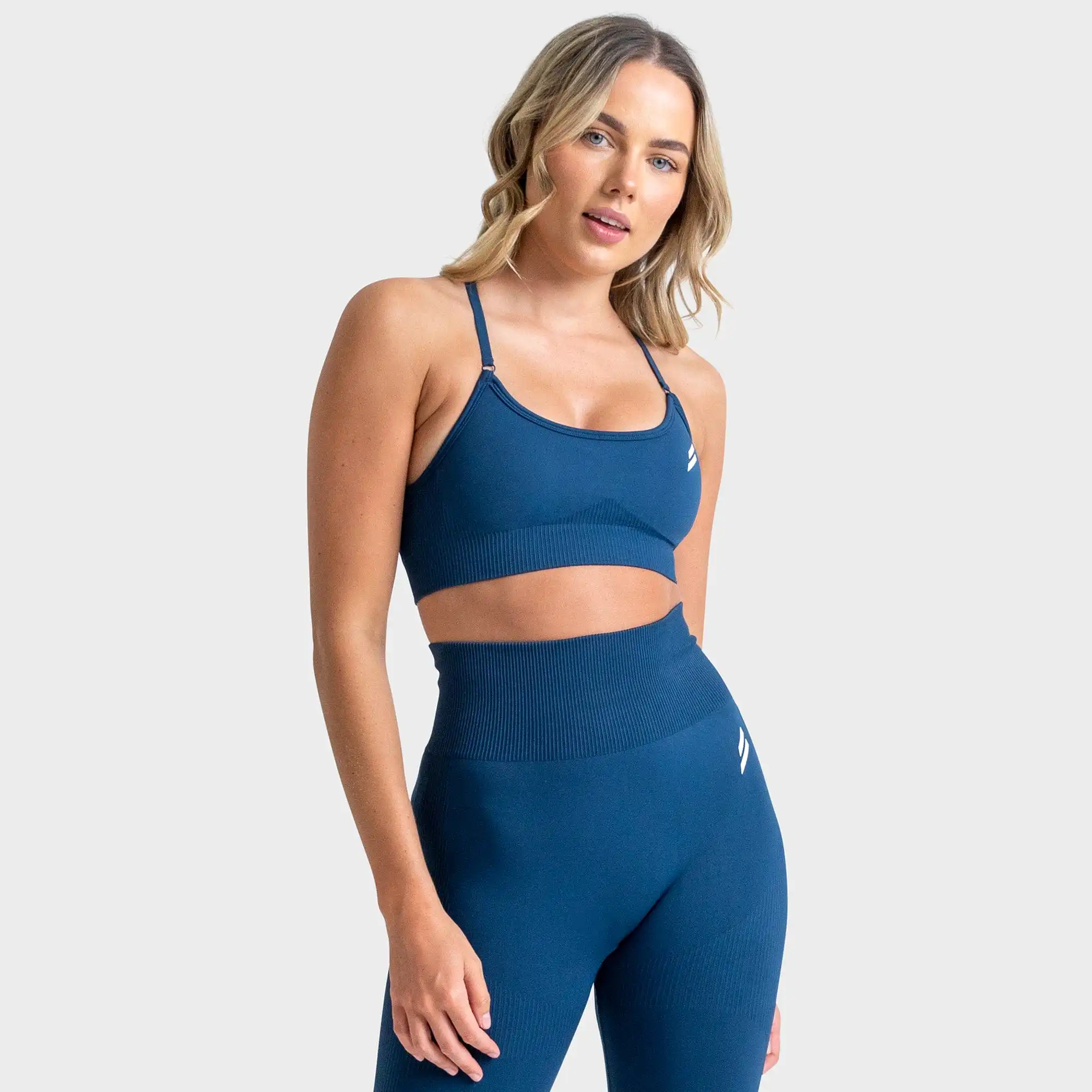 Impact Solid Crop - Navy