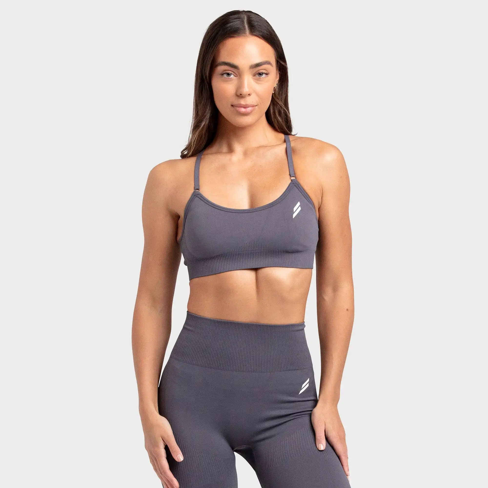 Impact Solid Crop - Storm Grey