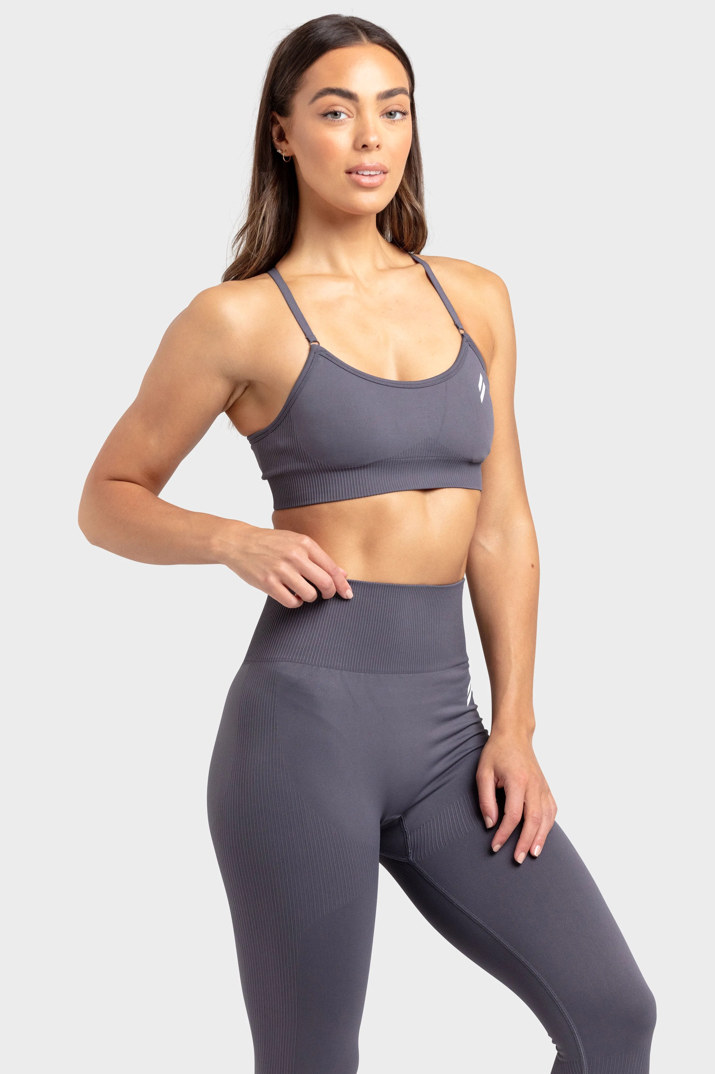 Impact Solid Crop - Storm Grey