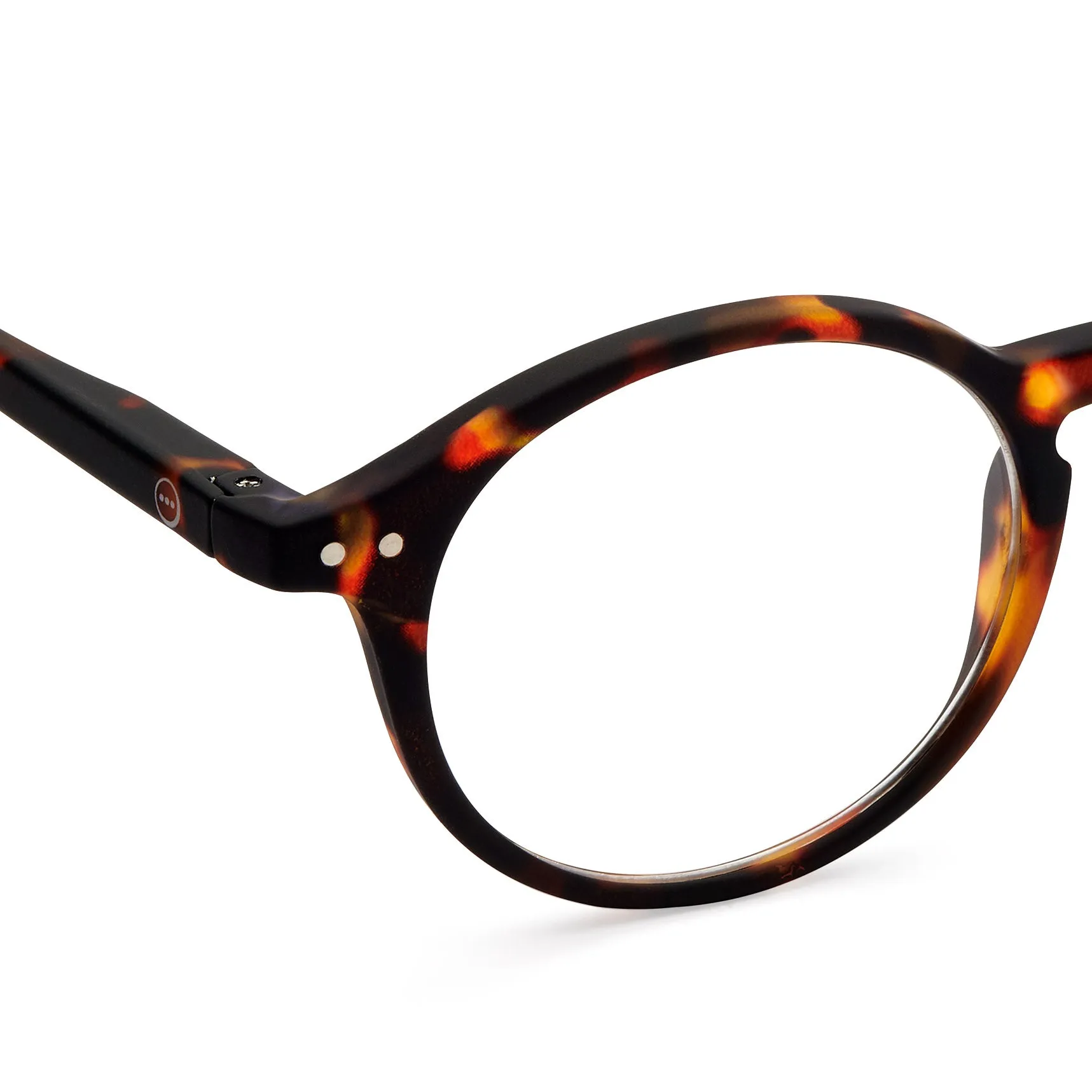 IZIPIZI Round Reading Glasses #D - Tortoise