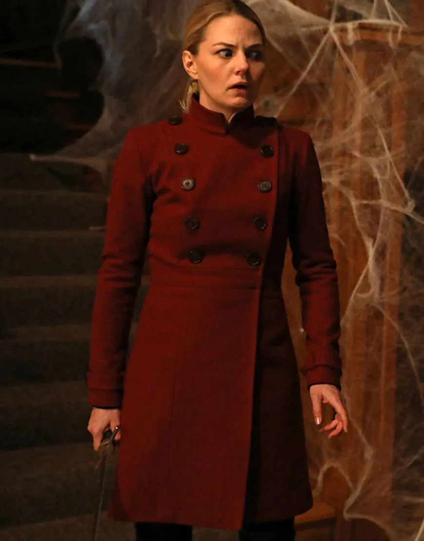 Jennifer Morrison Once Upon a Time Emma Swan Red Coat - Ujackets