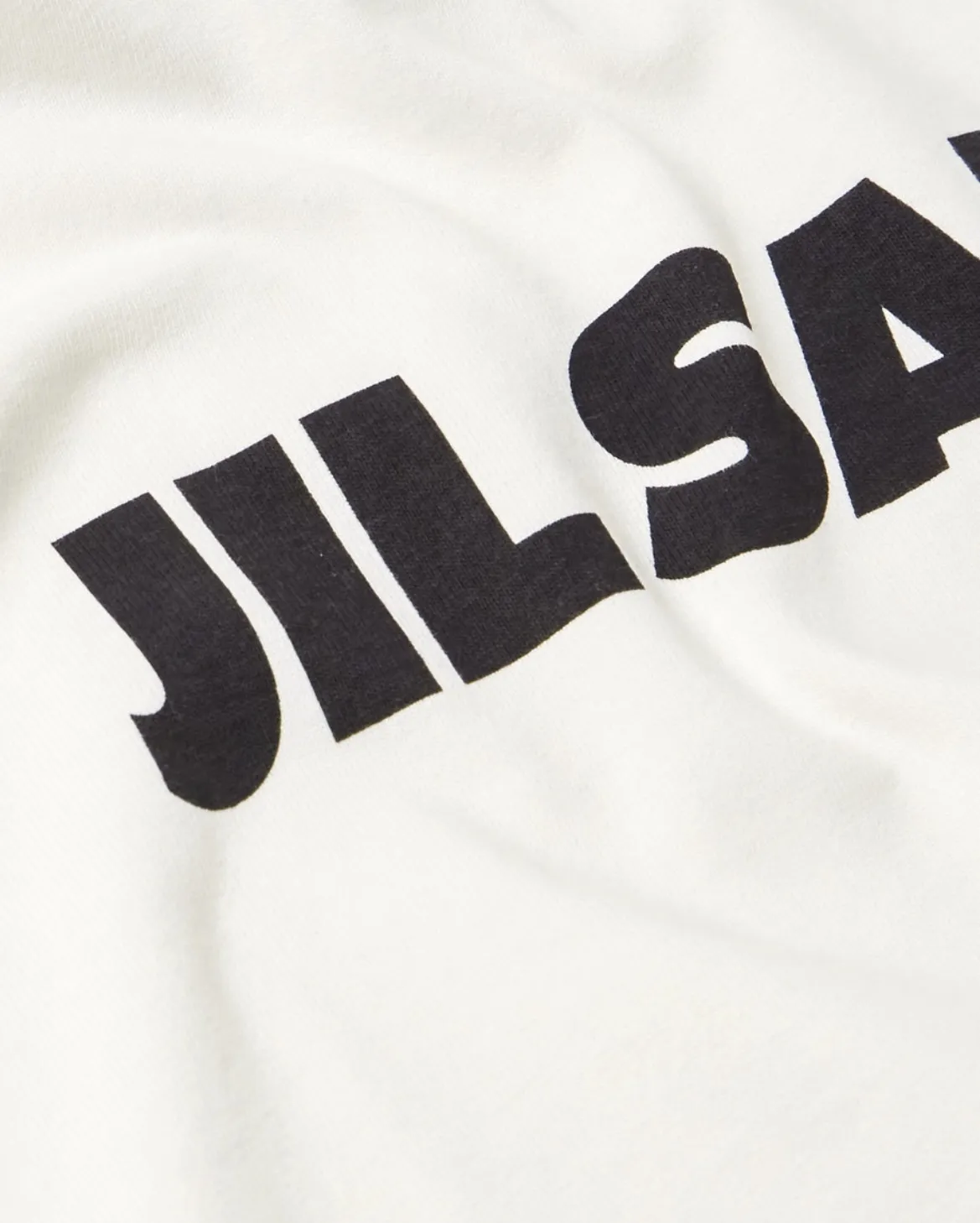 Jil Sander  |Cotton Logo Designers T-Shirts