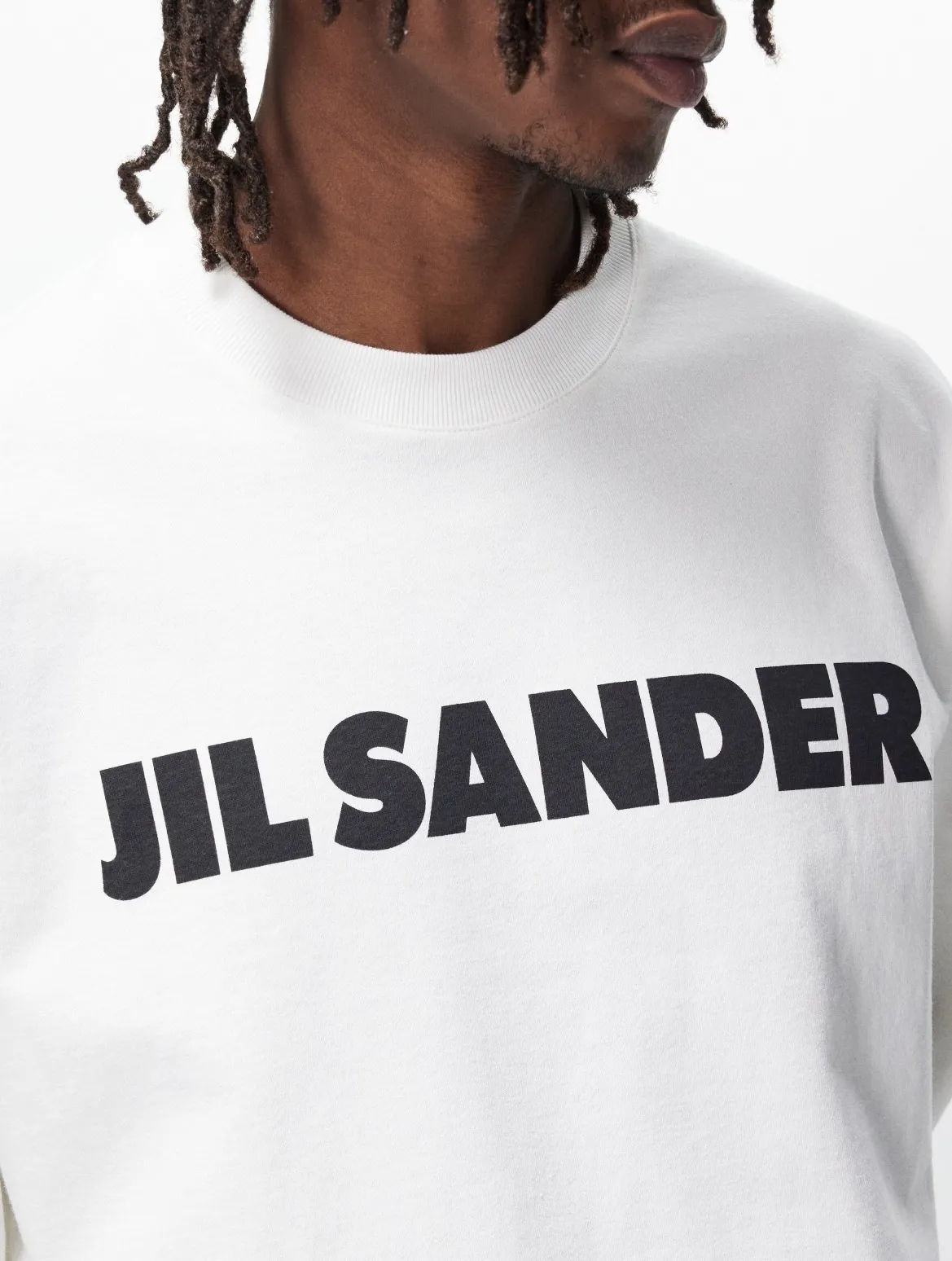 Jil Sander  |Cotton Logo Designers T-Shirts