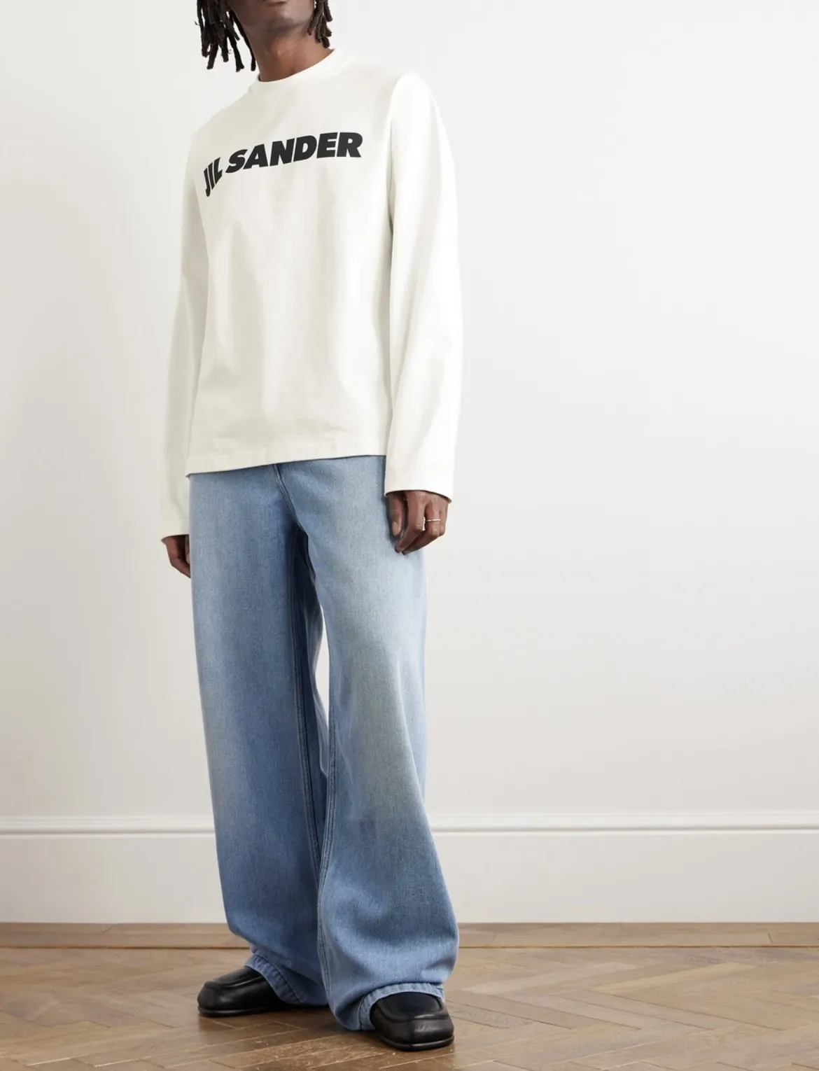 Jil Sander  |Cotton Logo Designers T-Shirts