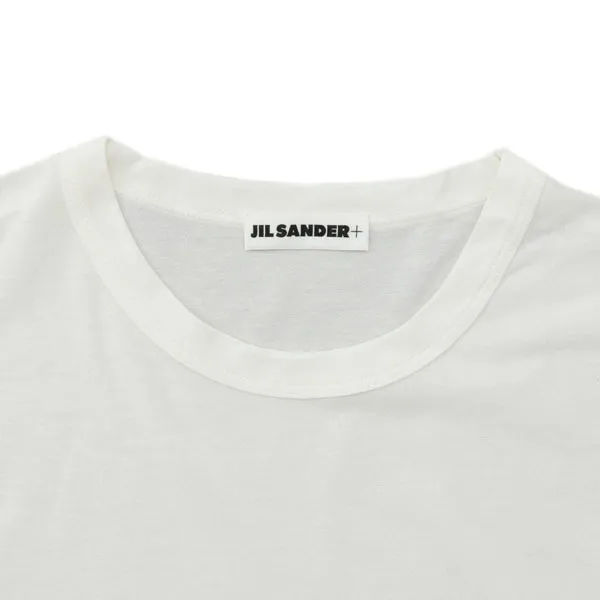 Jil Sander  |Plain Cotton Short Sleeves Logo Designers T-Shirts