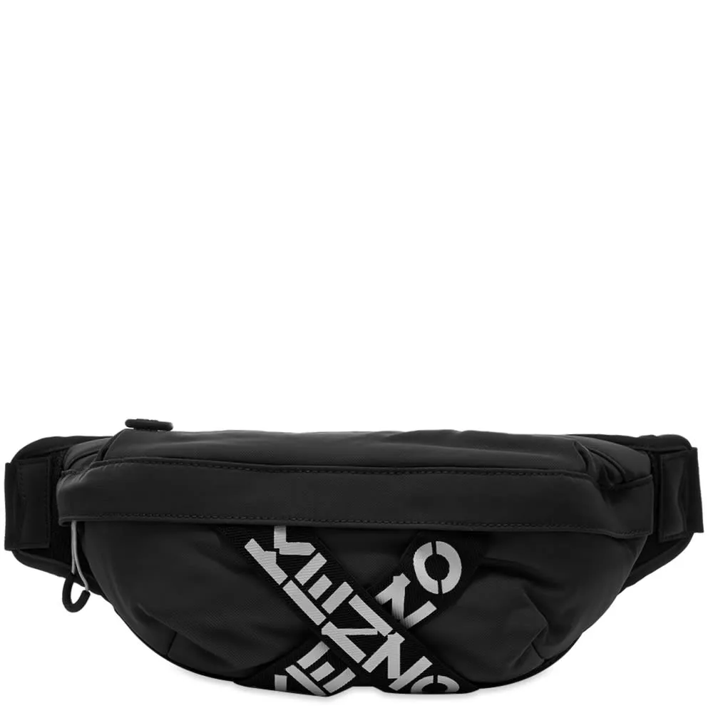 Kenzo Sport Logo Waist BagBlack