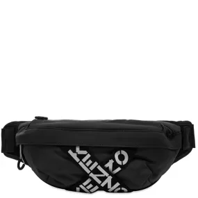 Kenzo Sport Logo Waist BagBlack