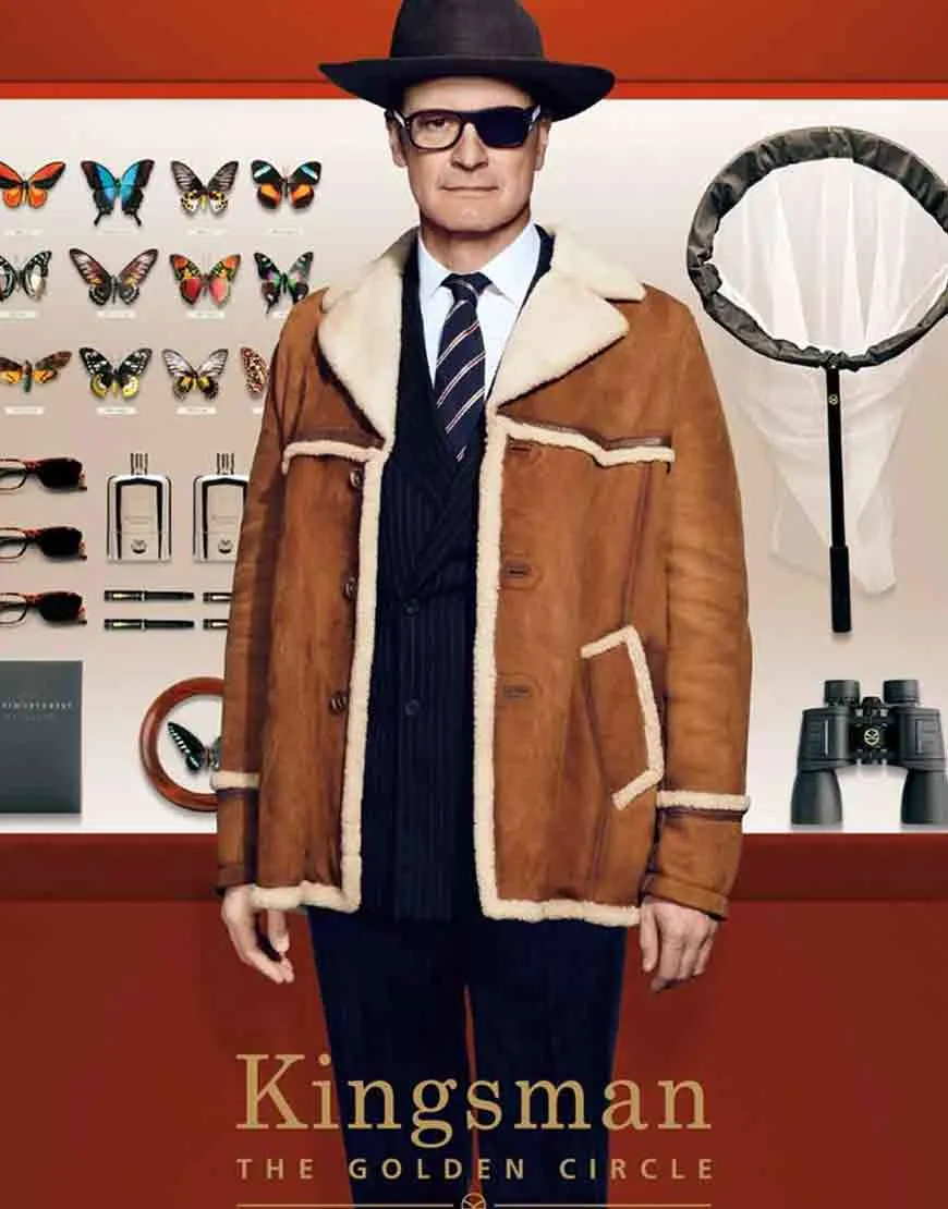 Kingsman The Golden Circle Harry Hart Jacket - UJackets