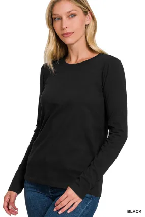 Long Sleeve Crew Neck Top