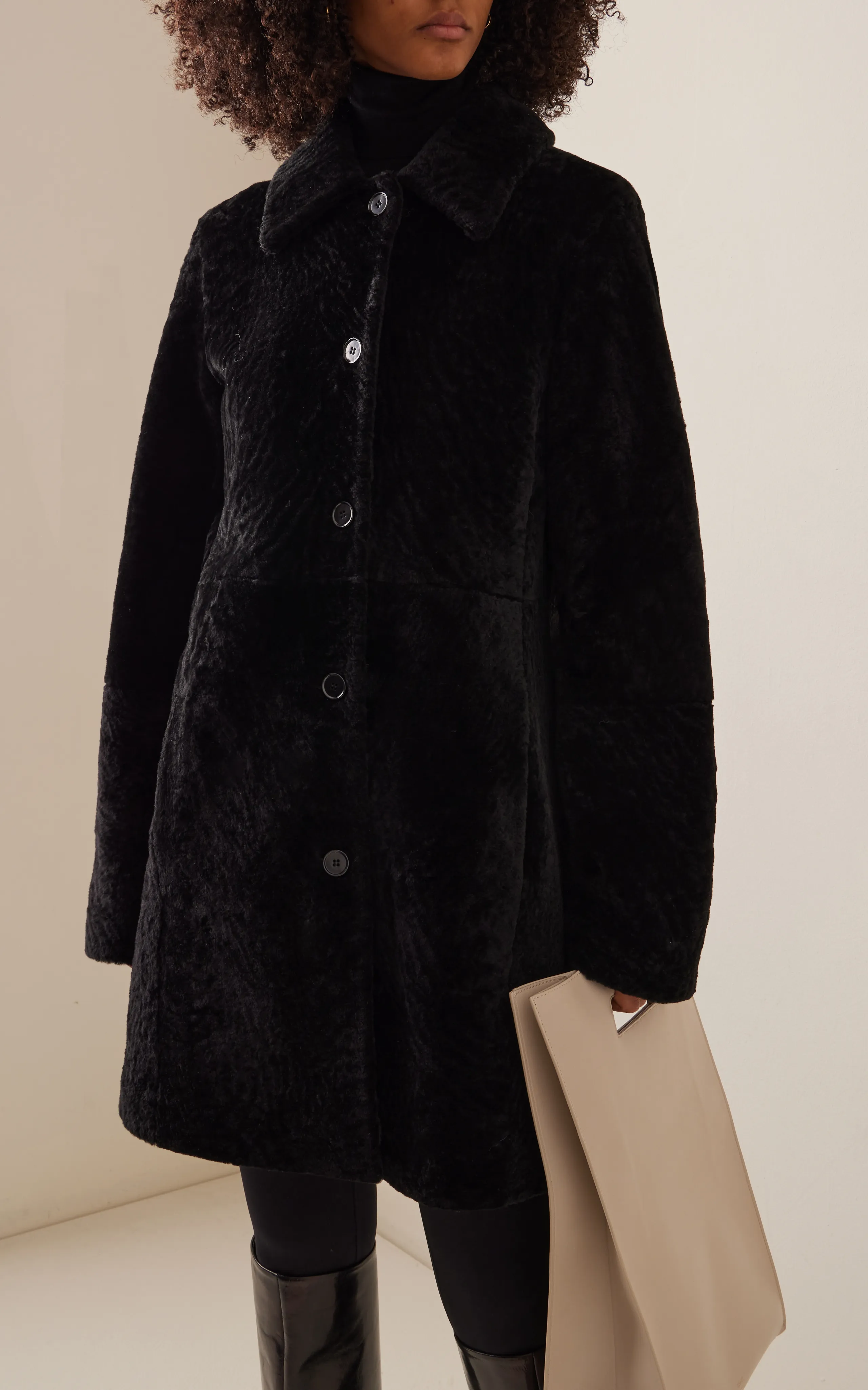 Loulou Studio Beatris Shearling Coat