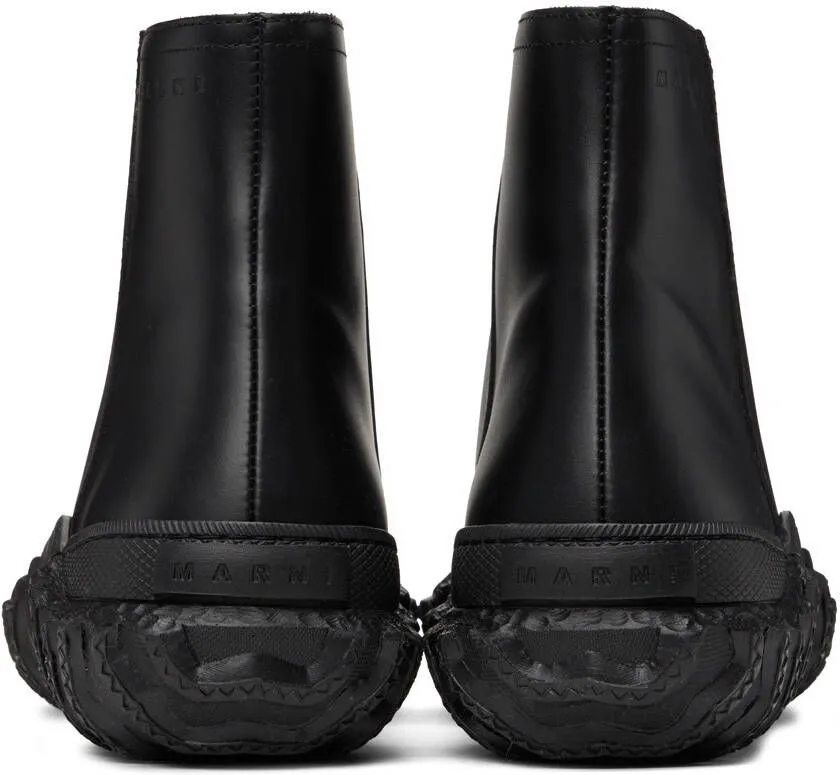 Marni Black Zip Boots