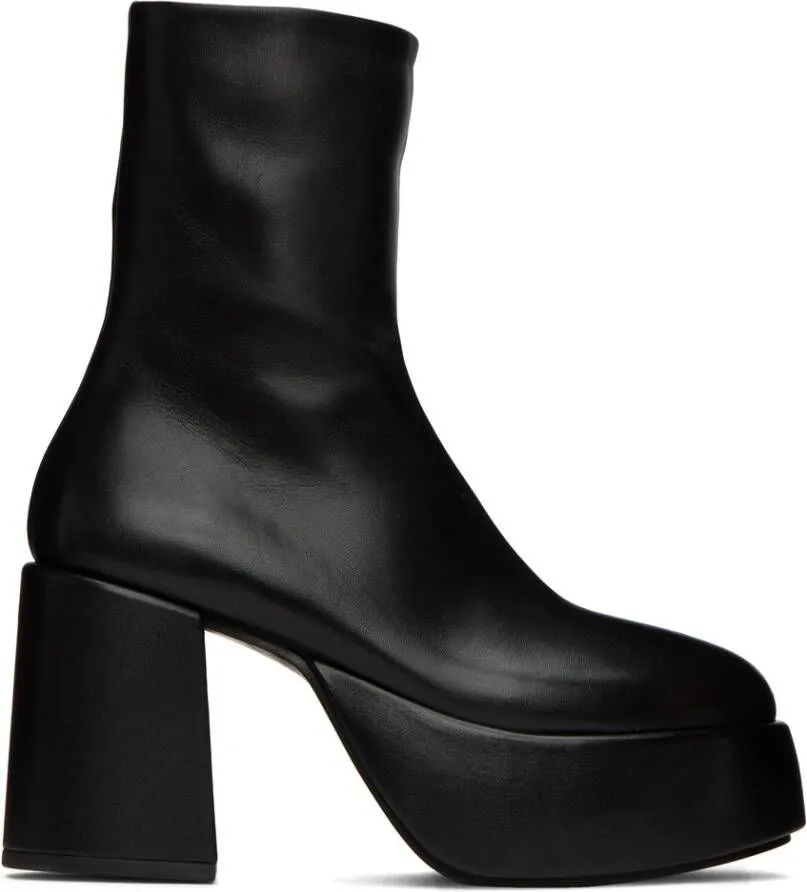 Marsèll Black Tacplat Boots