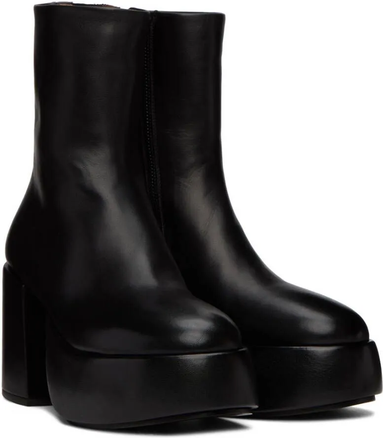 Marsèll Black Tacplat Boots