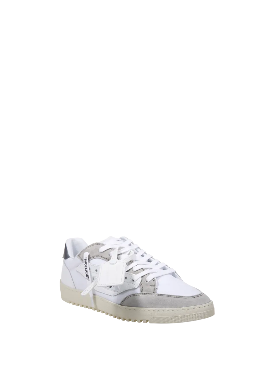 MEN OFF-WHITE WHITE LEATHER 5.0 OFF COURT SNEAKER