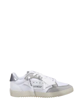 MEN OFF-WHITE WHITE LEATHER 5.0 OFF COURT SNEAKER