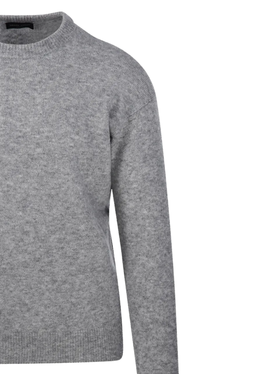 MEN ROBERTO COLLINA GREY CASHMERE SWEATER