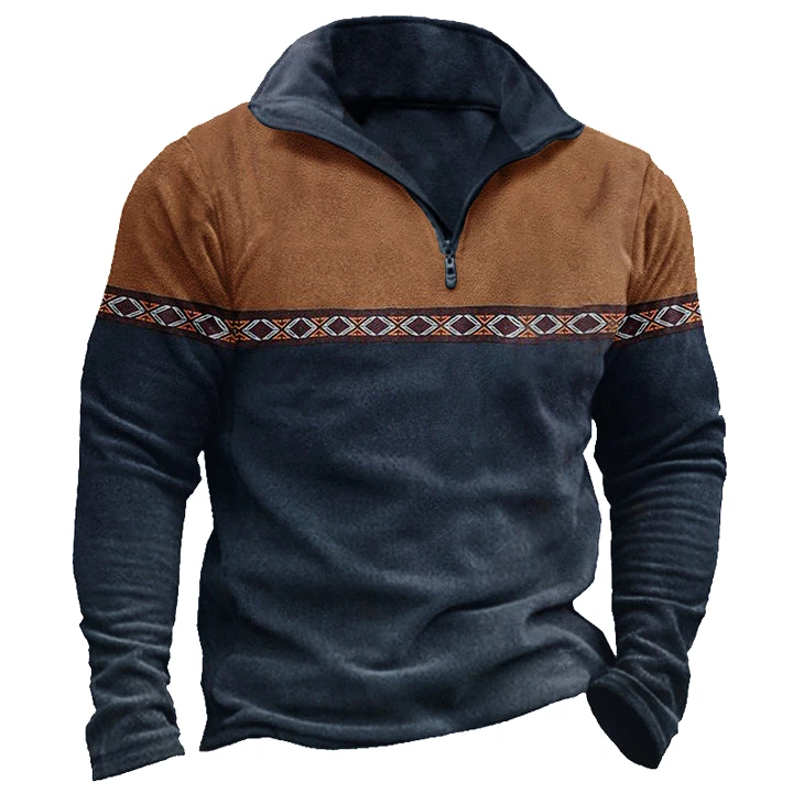 Men's Aztec Winter Sweatshirt