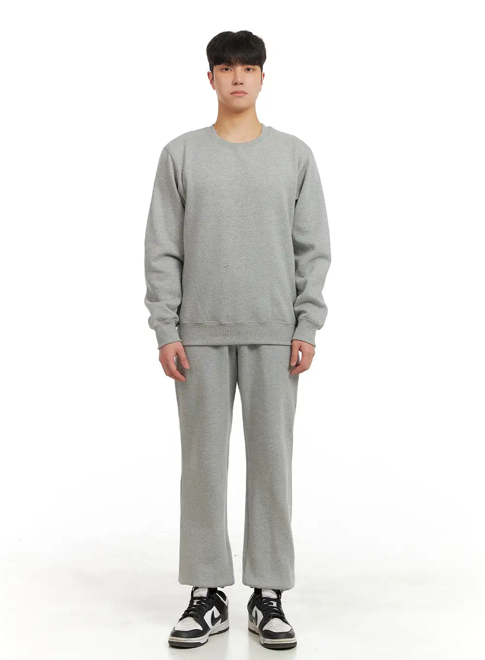 Men's Basic Crewneck Sweatshirt IA402 / Gray