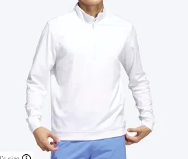 Men's Elevated Golf Sweatshirt White IB4536 SAMPLE