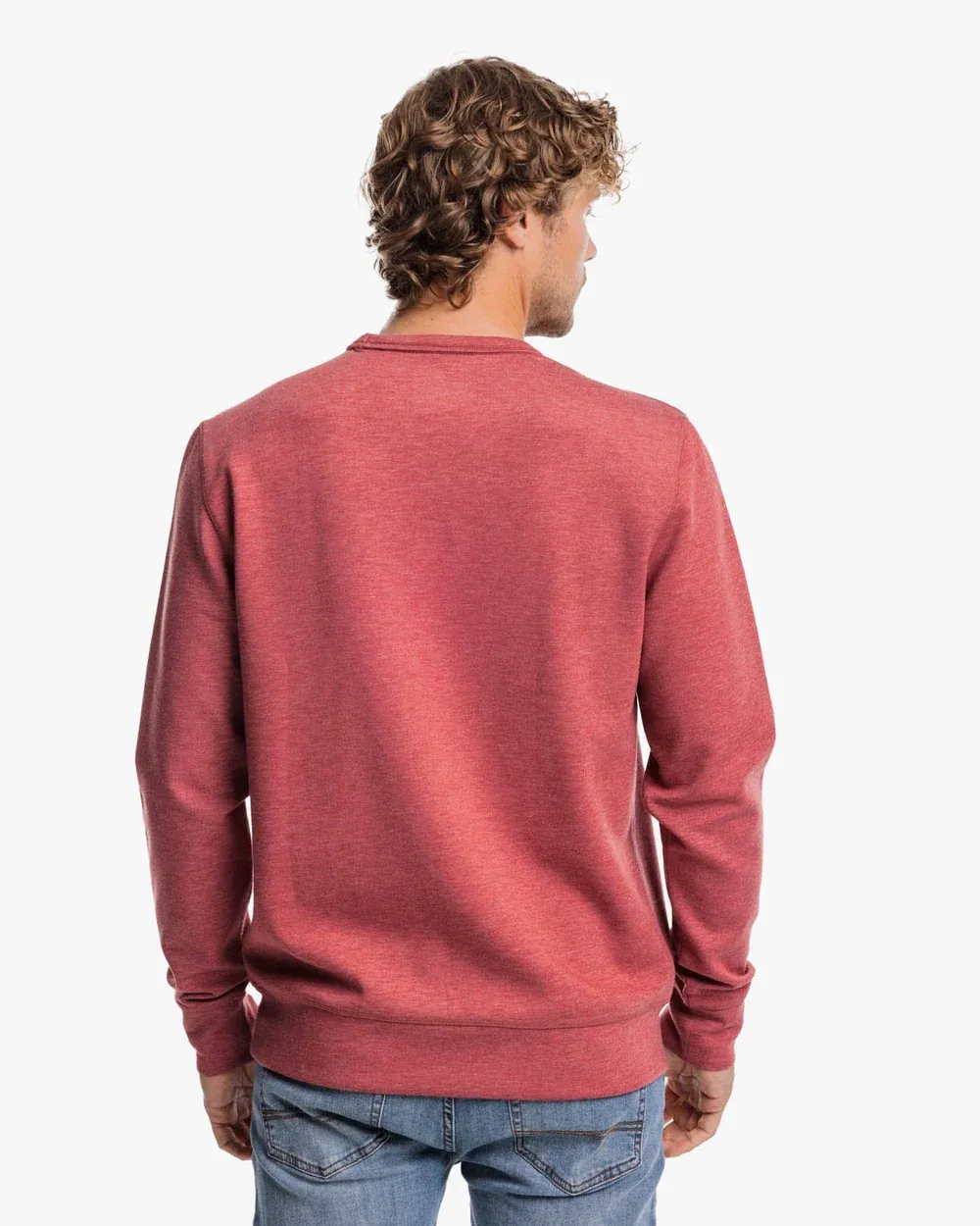 Men's Long Sleeve Lockley Interlock Heather Crew Shirt