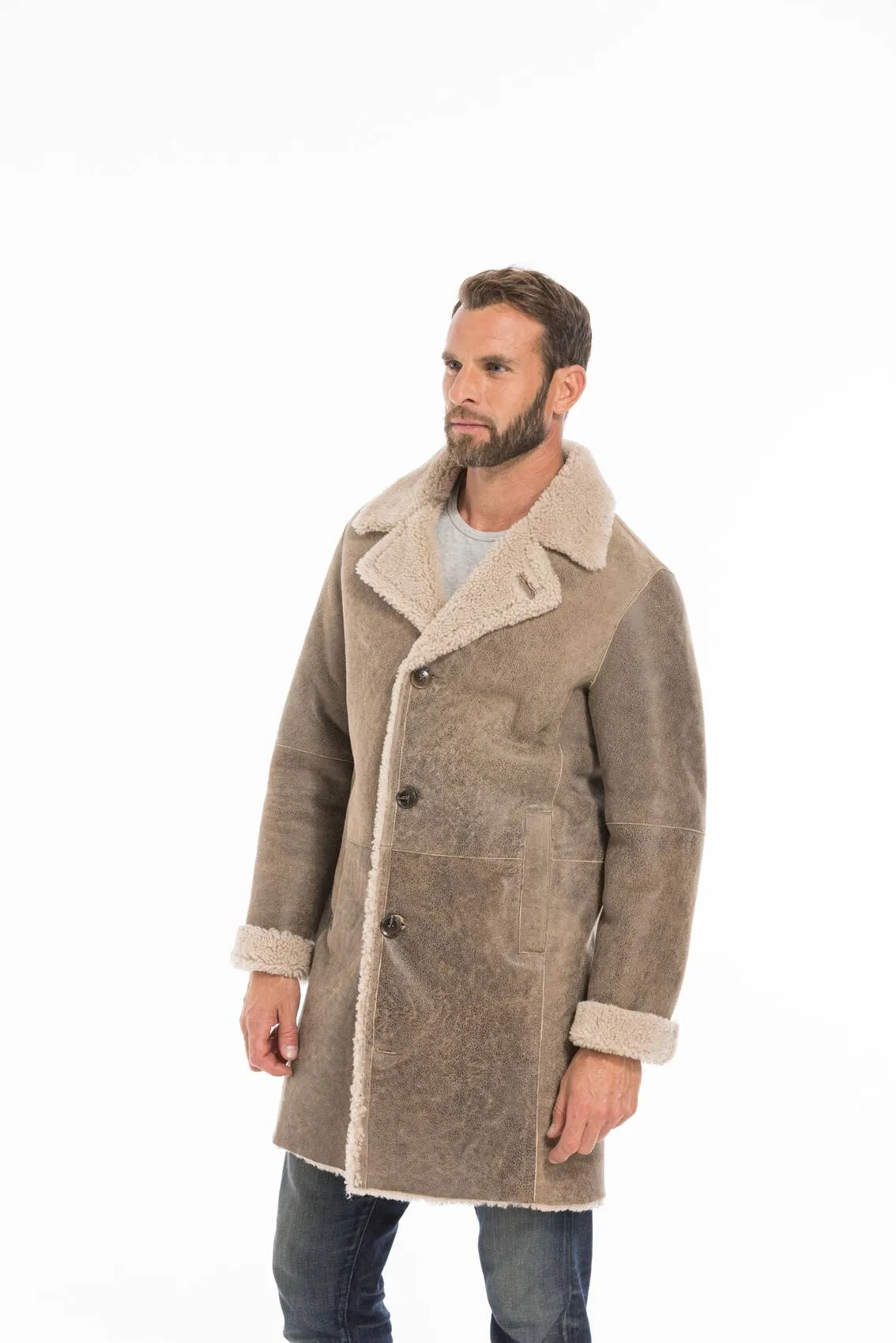 Men's sand prince sheep coat