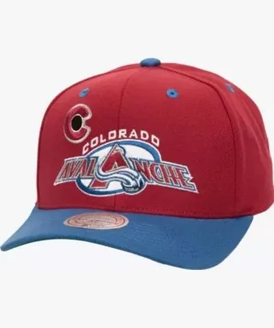 Mitchell & Ness Men's NHL Colorado Avalanche All In 2.0 Pro Crown Adjustable Hat