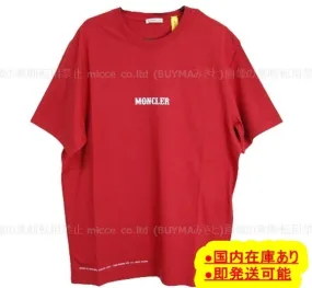 MONCLER  |Size S-L ◆ MONCLER GENIUS FRAGMENT T-Shirts TEE Red Men's