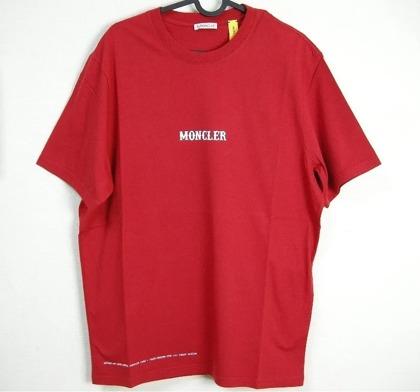 MONCLER  |Size S-L ◆ MONCLER GENIUS FRAGMENT T-Shirts TEE Red Men's