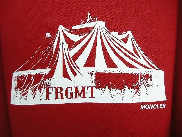 MONCLER  |Size S-L ◆ MONCLER GENIUS FRAGMENT T-Shirts TEE Red Men's