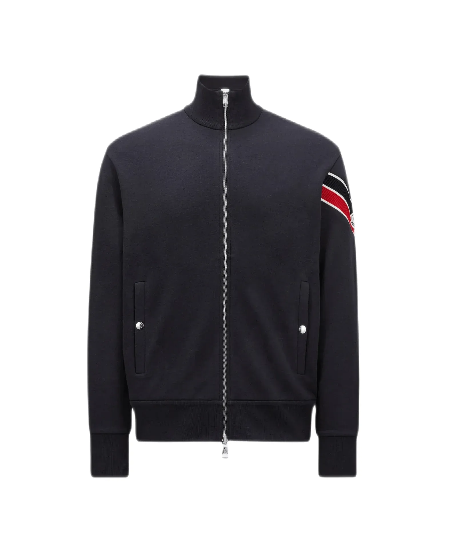 Moncler - Sweat zippé à bordure tricolore