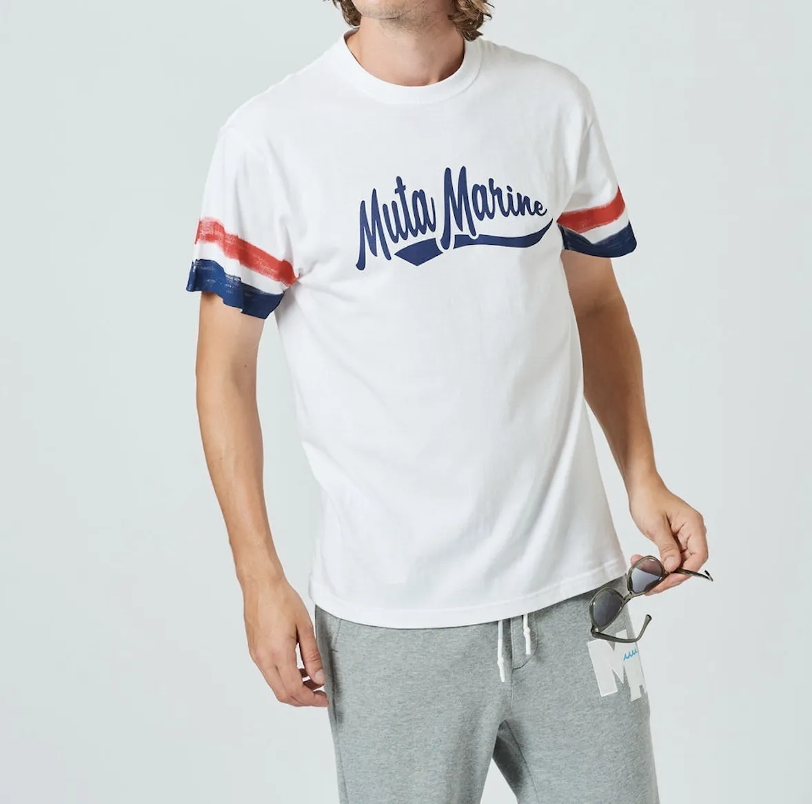 muta  |Street Style Plain Cotton Short Sleeves Logo T-Shirts