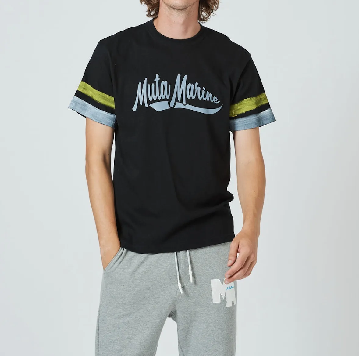 muta  |Street Style Plain Cotton Short Sleeves Logo T-Shirts