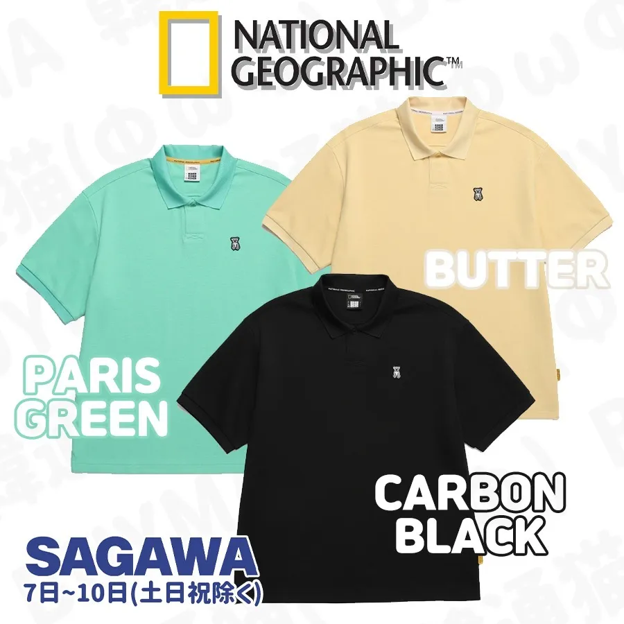 NATIONAL GEOGRAPHIC  |Unisex Street Style Logo T-Shirts