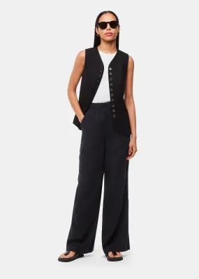 Navy Grace Luxe Cargo Pant