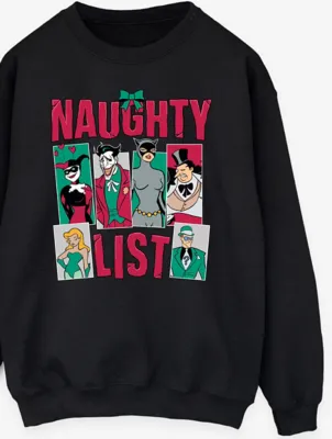 NW2 Batman Naughty List Mens Black Sweatshirt | Sweatshirts & Hoodies | George at ASDA