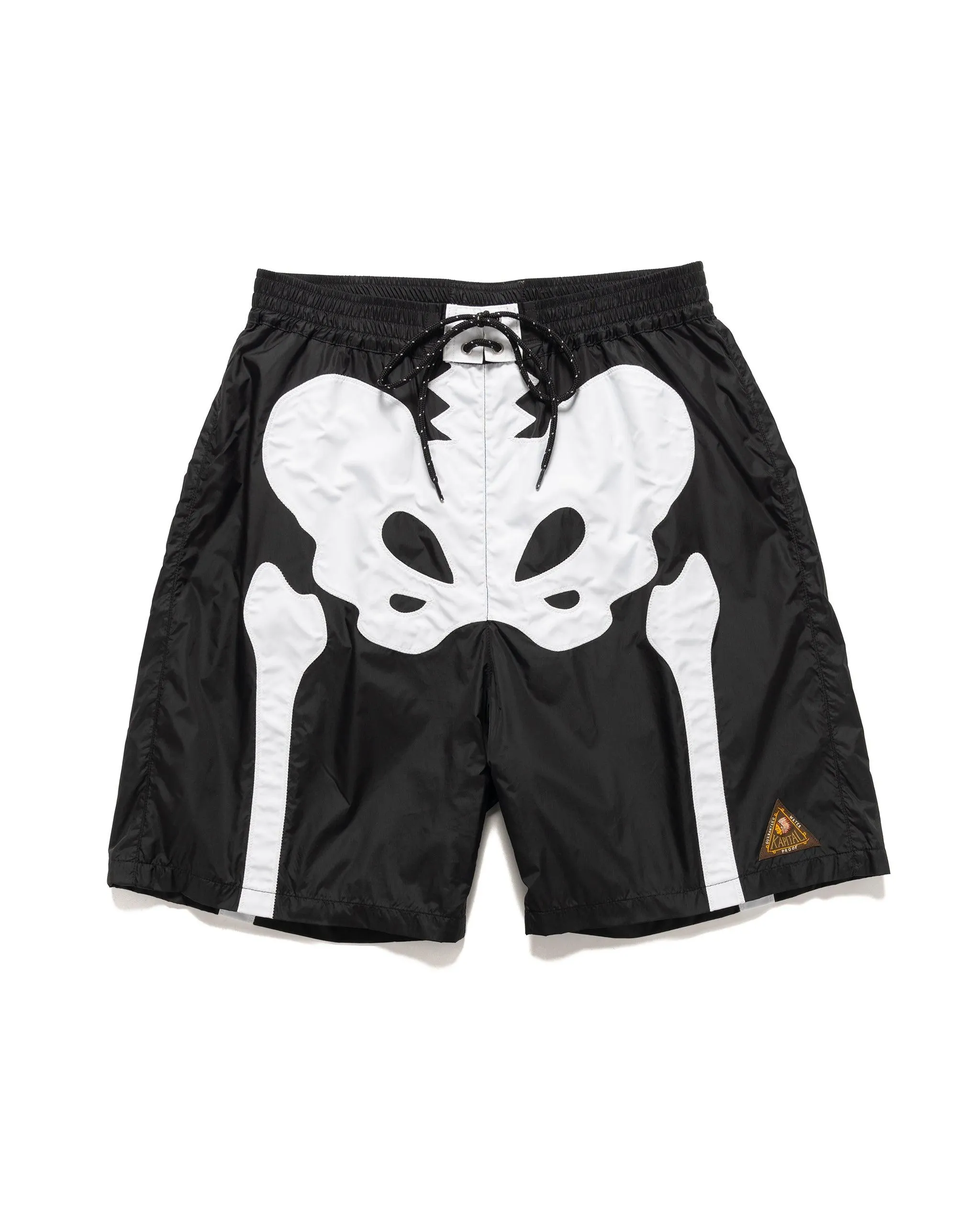 Nylon BONE Swim Trunks Black