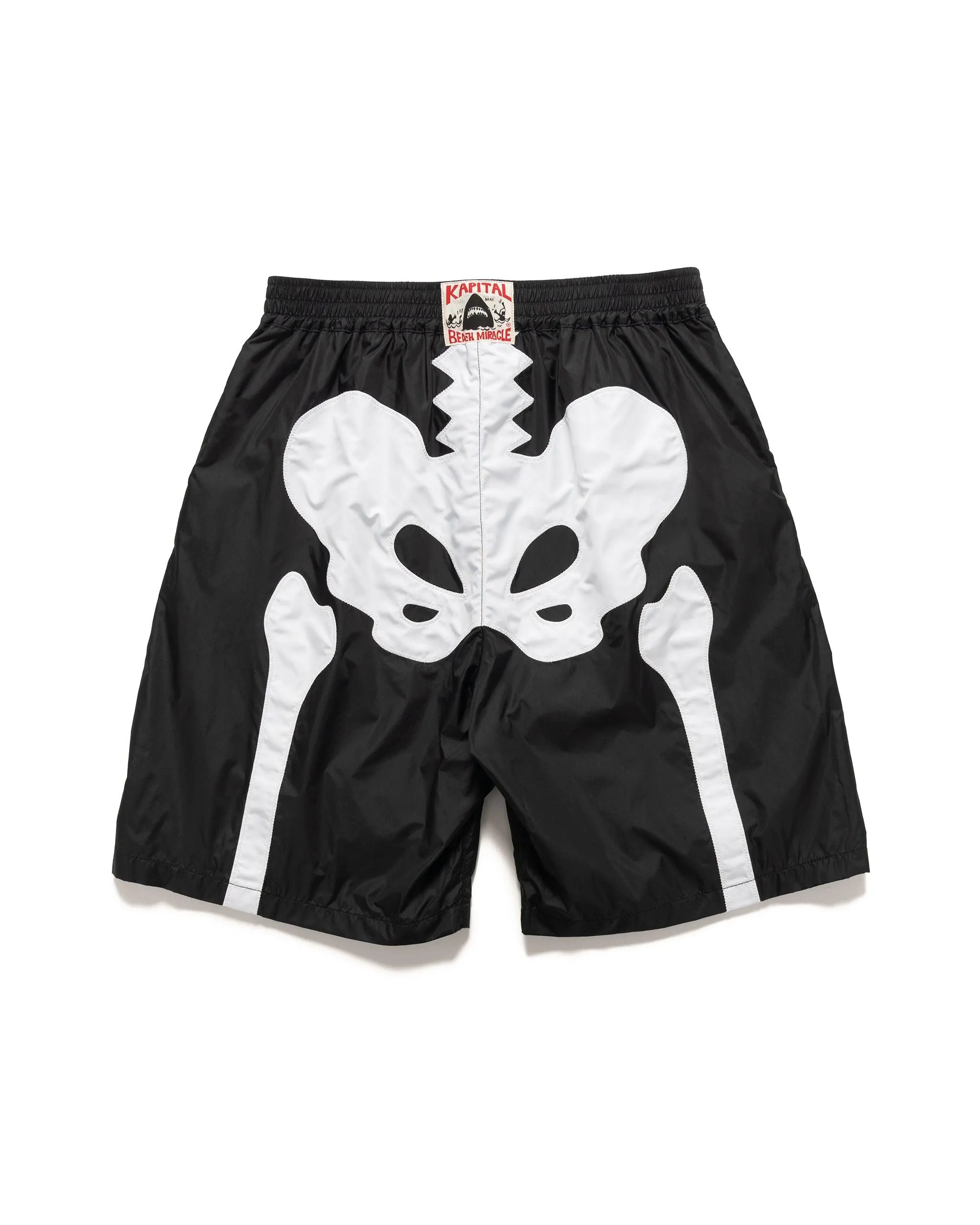 Nylon BONE Swim Trunks Black